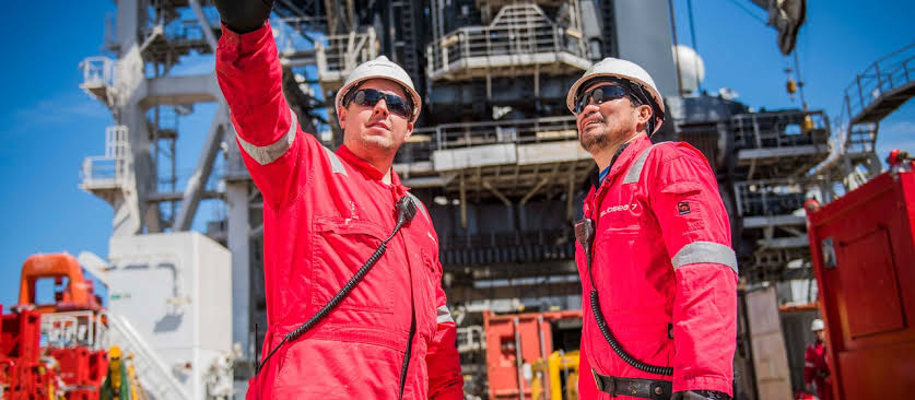 Abbot Group offshore crew on a rig